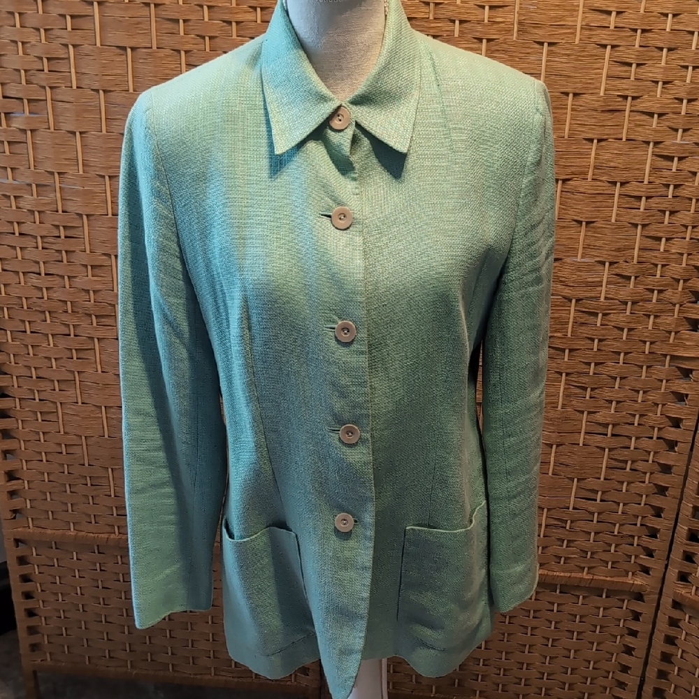 Talbots Light Teal Women's Blazer